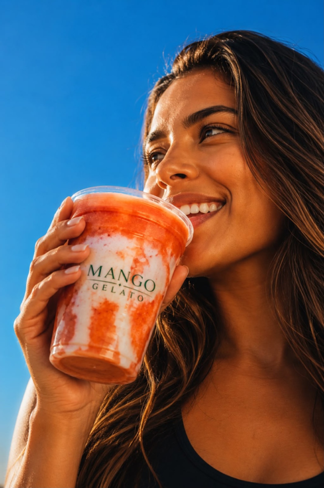 Passageira com Mango Gelato